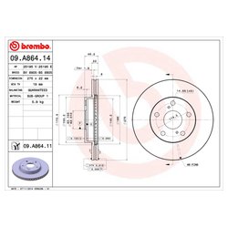 Brembo 09.A864.11