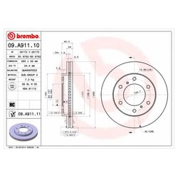 Brembo 09.A911.10