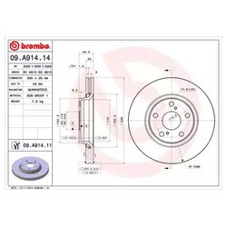 Brembo 09.A914.14