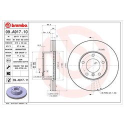 Brembo 09.A917.10