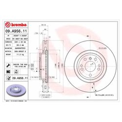 Фото Brembo 09.A956.11