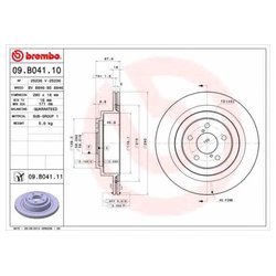 Фото Brembo 09.B041.10