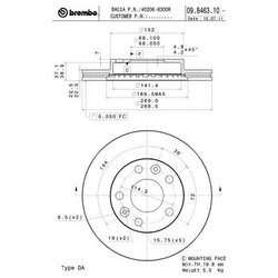 Brembo 09.B463.10