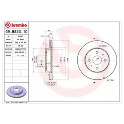 Brembo 09.B523.10