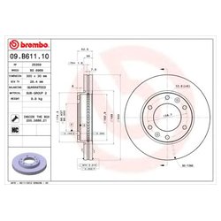 Brembo 09.B611.10