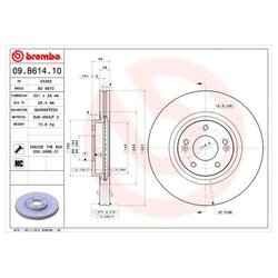 Фото Brembo 09.B614.10