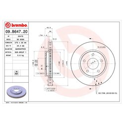 Brembo 09.B647.21