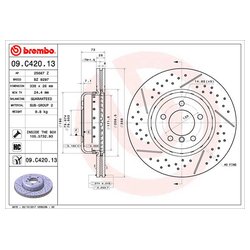 Фото Brembo 09.C420.13