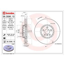 Фото Brembo 09.D095.13