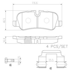 Brembo P44013N