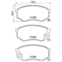 Фото Brembo P54064