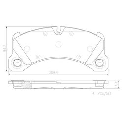 Фото Brembo P65026N