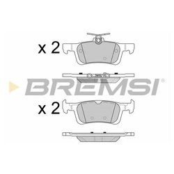 BREMSI BP3602