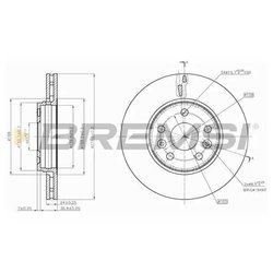 BREMSI DBB733V