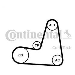 Contitech 6PK1130K2