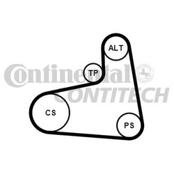 Фото Contitech 6PK906K3