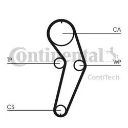 Фото Contitech CT988WP3