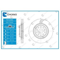 CWORKS G4611T50250