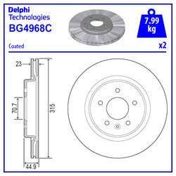 Delphi BG4968C