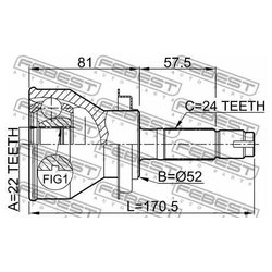 Febest 0110-J210