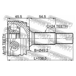 Febest 0110-KGB10