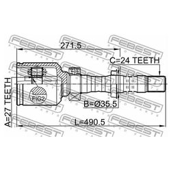 Фото Febest 0111-ACA31RH