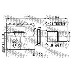 Febest 0111-NLP10RH