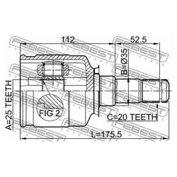 Febest 0111-ST215LH