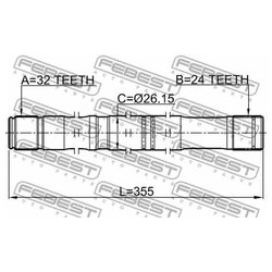 Febest 0112-CDT220LH