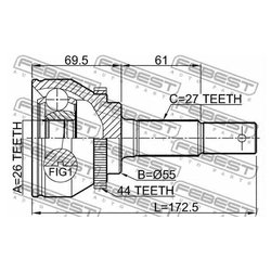 Febest 0210-N16A44