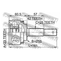 Febest 0210-QG18A42