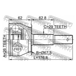 Febest 0210-R51AT