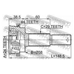 Febest 0210-T30RA44