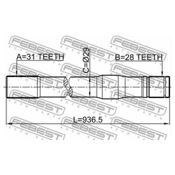 Febest 0212-Y61LH