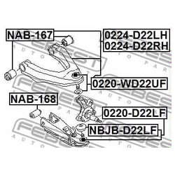 Febest 0224-D22LH