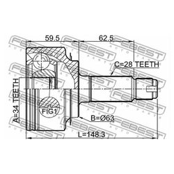 Febest 0310-CL20