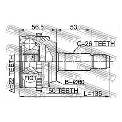 Фото Febest 0310-EUA50