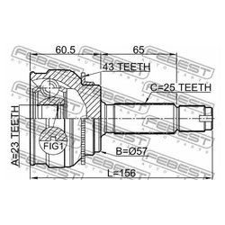 Febest 0410-035A43