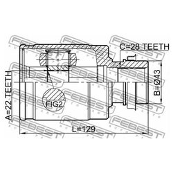 Febest 0511-BL16MTRH