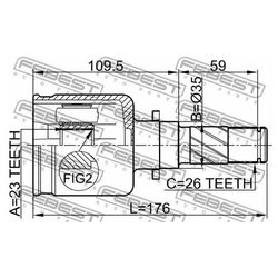 Фото Febest 0511-M320ATLH