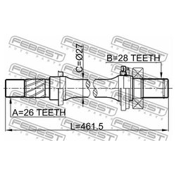 Febest 0512-M316AT