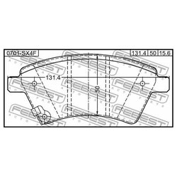 Febest 0701-SX4F