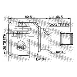 Febest 0911-M412