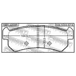 Febest 1001-J200R