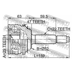 Фото Febest 1110-006A47