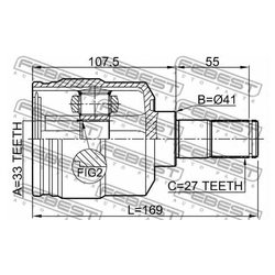 Фото Febest 1211-TUC27LH