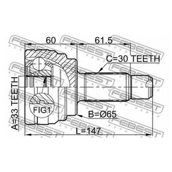 Febest 1910-E70