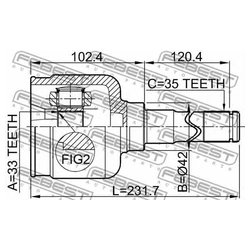 Фото Febest 2111-GELH