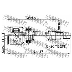 Фото Febest 2111-TC7RH