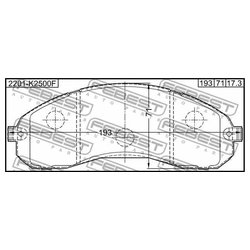 Фото Febest 2201-K2500F